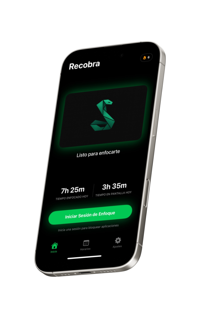Recobra App - Listo para enfocarte